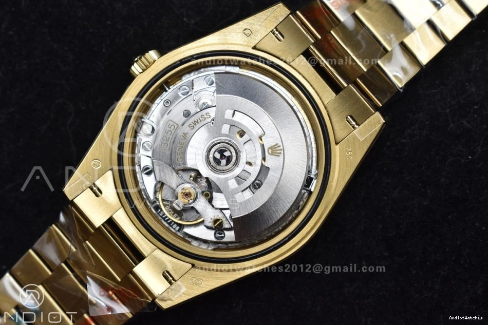 Bracelet 723 GMF GoAnywhere Gold V Diamond YG DayDate 904L Weight On A3255 Markers 40 Steel Gain Dial President 0201